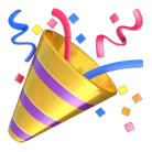 party popper emoji